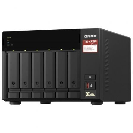 QNAP TS-673A NAS Server 6 Bahías AMD Ryzen Embedded V1500B 2.2 GHz SATA 6Gb/s 8GB DDR4 QNAP TS-673A NAS Server 6 Bahías AMD Ryzen Embedded V1500B 2.2 GHz SATA 6Gb/s 8GB DDR4